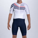 MEN ULTRA TRI P1 RACESUIT - NAVY EXOS / PFP LEG BANDS - COTE D'AZUR