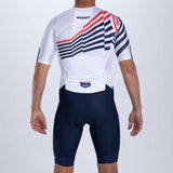 MEN ULTRA TRI P1 RACESUIT - NAVY EXOS / PFP LEG BANDS - COTE D'AZUR