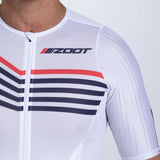 MEN ULTRA TRI P1 RACESUIT - NAVY EXOS / PFP LEG BANDS - COTE D'AZUR