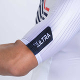 MEN ULTRA TRI P1 RACESUIT - NAVY EXOS / PFP LEG BANDS - COTE D'AZUR