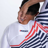 MEN ULTRA TRI P1 RACESUIT - NAVY EXOS / PFP LEG BANDS - COTE D'AZUR