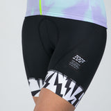 WOMEN'S LTD CYCLE EXOS BIB - ELECTRIC