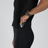 MEN'S ELITE TRI AERO FZ RACESUIT - BLACK