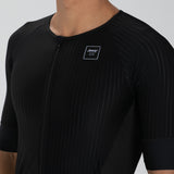 MEN'S ELITE TRI AERO FZ RACESUIT - BLACK