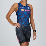 WOMEN SPRINT TRI BACKZIP RACESUIT - SPEEDWAY