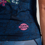 WOMEN CUSTOM CYCLE AERO JERSEY (ROAR COLLECTION) - BLUE ROAR -
