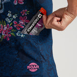 WOMEN CUSTOM CYCLE AERO JERSEY (ROAR COLLECTION) - BLUE ROAR -