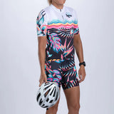 WOMEN LTD CYCLE AERO JERSEY - KOA TROPICAL