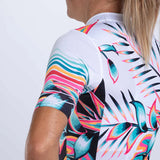 WOMEN LTD CYCLE AERO JERSEY - KOA TROPICAL