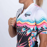 WOMEN LTD CYCLE AERO JERSEY - KOA TROPICAL