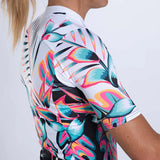 WOMEN LTD CYCLE AERO JERSEY - KOA TROPICAL