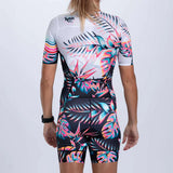 WOMEN TRI AERO FZ RACESUIT - KOA TROPICAL