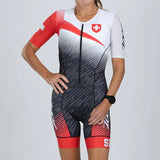 WOMEN LTD TRI AERO FZ RACESUIT - SWITZERLAND