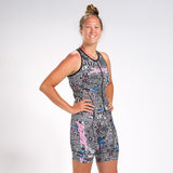 WOMEN LTD TRI SLEEVLESS FZ RACESUIT - AMERICAN REBEL