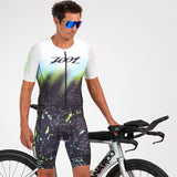 MEN'S LTD TRI AERO FZ RACESUIT - LIVE ALOHA