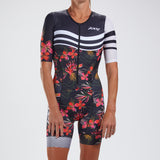 WOMEN TRI SET IN SLEEVE FULL ZIP RACESUIT - WAIKOLOA