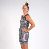 WOMEN LTD TRI SLEEVLESS FZ RACESUIT - AMERICAN REBEL