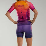 W LTD TRI AERO JERSEY - SUNSET