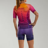W LTD TRI AERO JERSEY - SUNSET