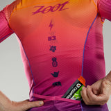 W LTD TRI AERO JERSEY - SUNSET