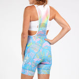 WOMENS LTD CYCLE BIB - LIVE ALOHA