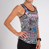 WOMEN LTD RUN SINGLET - AMERICAN REBEL