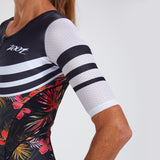 WOMEN TRI SET IN SLEEVE FULL ZIP RACESUIT - WAIKOLOA