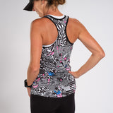WOMEN LTD RUN SINGLET - AMERICAN REBEL