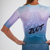 WOMEN TRI SET IN SLEEVE FULL ZIP RACESUIT - KONA ICE