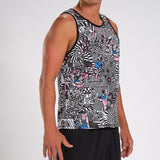MEN'S LTD RUN SINGLET - AMERICAN REBEL
