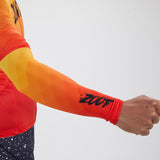 MEN'S CUSTOM CYCLE ARM WARMER - RED KONA ICE