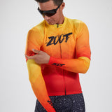 MEN'S CUSTOM CYCLE ARM WARMER - RED KONA ICE