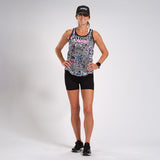 WOMEN LTD RUN SINGLET - AMERICAN REBEL