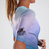 WOMEN TRI SET IN SLEEVE FULL ZIP RACESUIT - KONA ICE