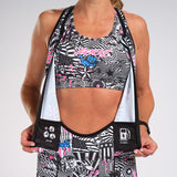 WOMEN LTD TRI SLEEVLESS FZ RACESUIT - AMERICAN REBEL