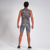 MEN'S LTD TRI SLEEVELESS FZ RACESUIT - AMERICAN REBEL