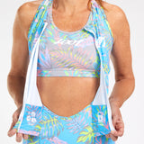 WOMENS LTD TRI AERO FZ RACESUIT - LIVE ALOHA