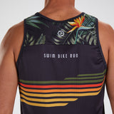 MEN'S CUSTOM RUN SINGLET - WAIKOLOA
