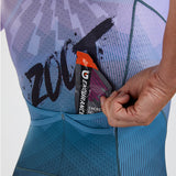 WOMEN TRI SET IN SLEEVE FULL ZIP RACESUIT - KONA ICE