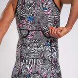MEN'S LTD TRI SLEEVELESS FZ RACESUIT - AMERICAN REBEL