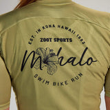 W LTD CYCLE AERO JERSEY - PALM MAHALO