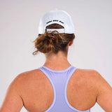 UNISEX TECH CURVED BILL HAT - WHITE