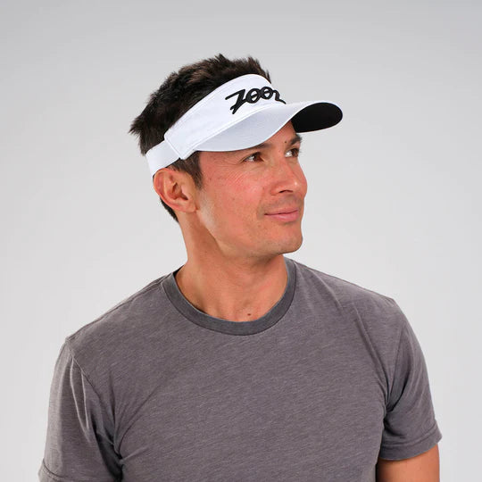 UNISEX TECH VISOR - WHITE – Zoot Sports MY