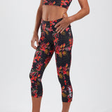 WOMEN CUSTOM RUN PULSE CAPRI - WAIKOLOA