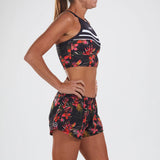 WOMEN CUSTOM RUN CROP -  WAIKOLOA
